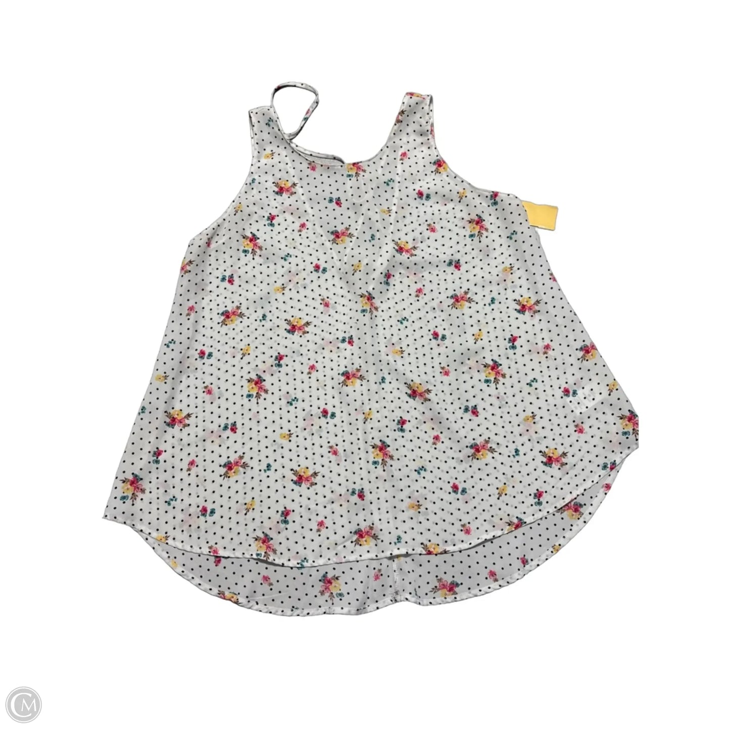 Tank Top By Lush In Polkadot Pattern, Size: M