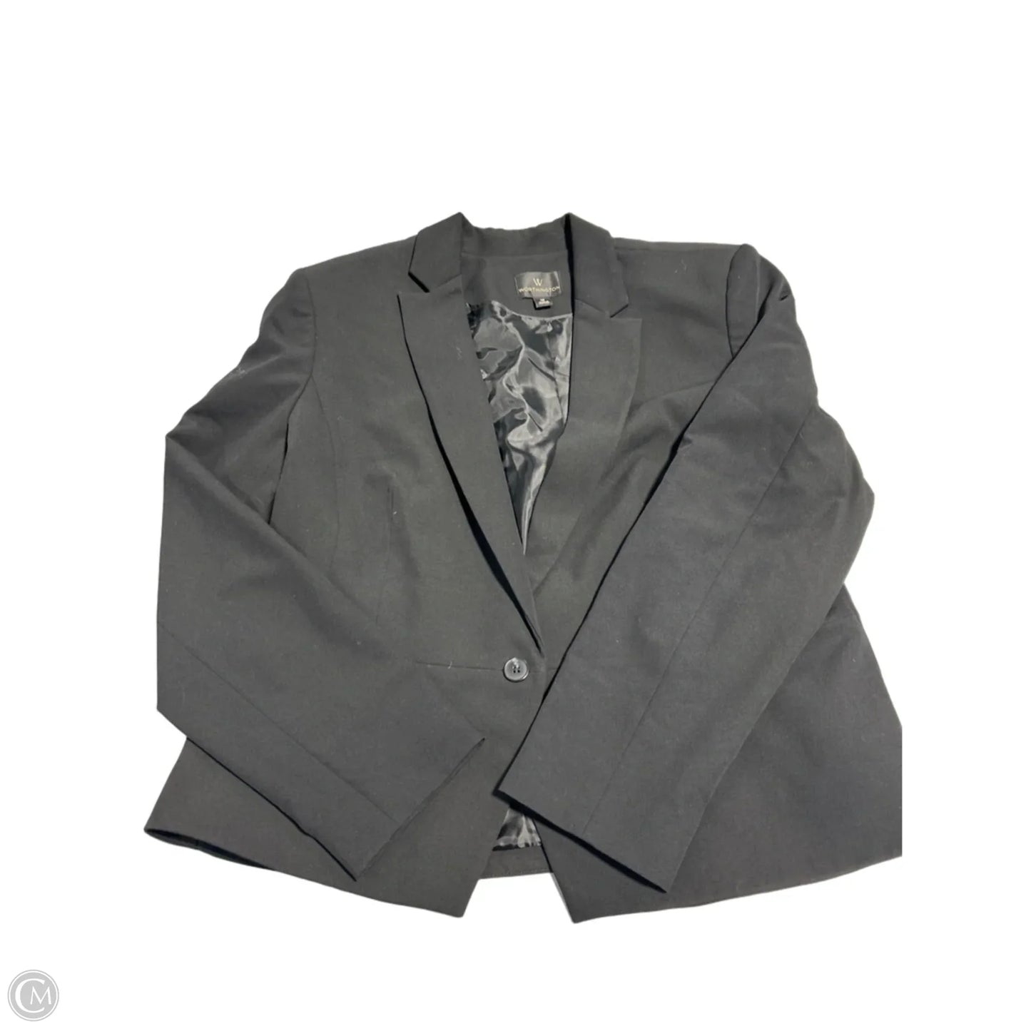 Blazer By Worthington In Black, Size: Xxl