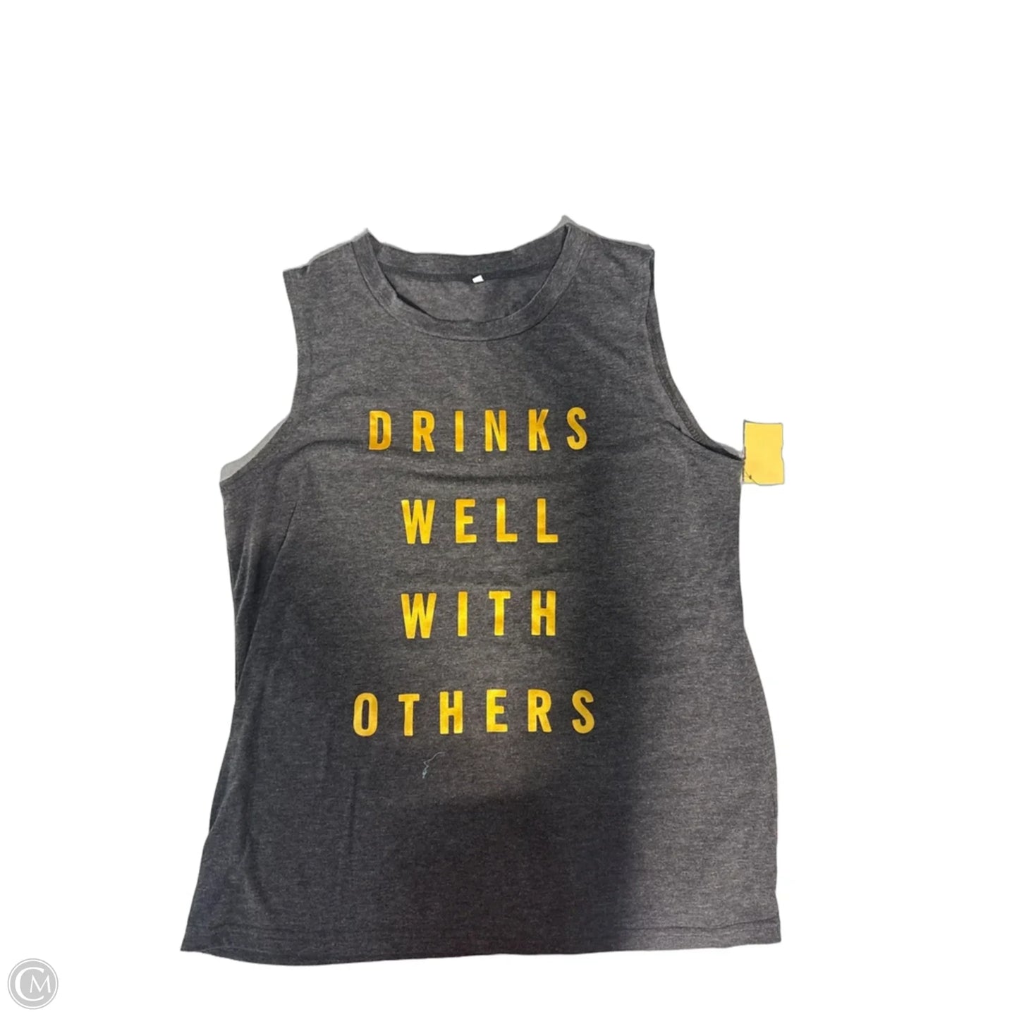 Tank Top By Cme In Grey, Size: S