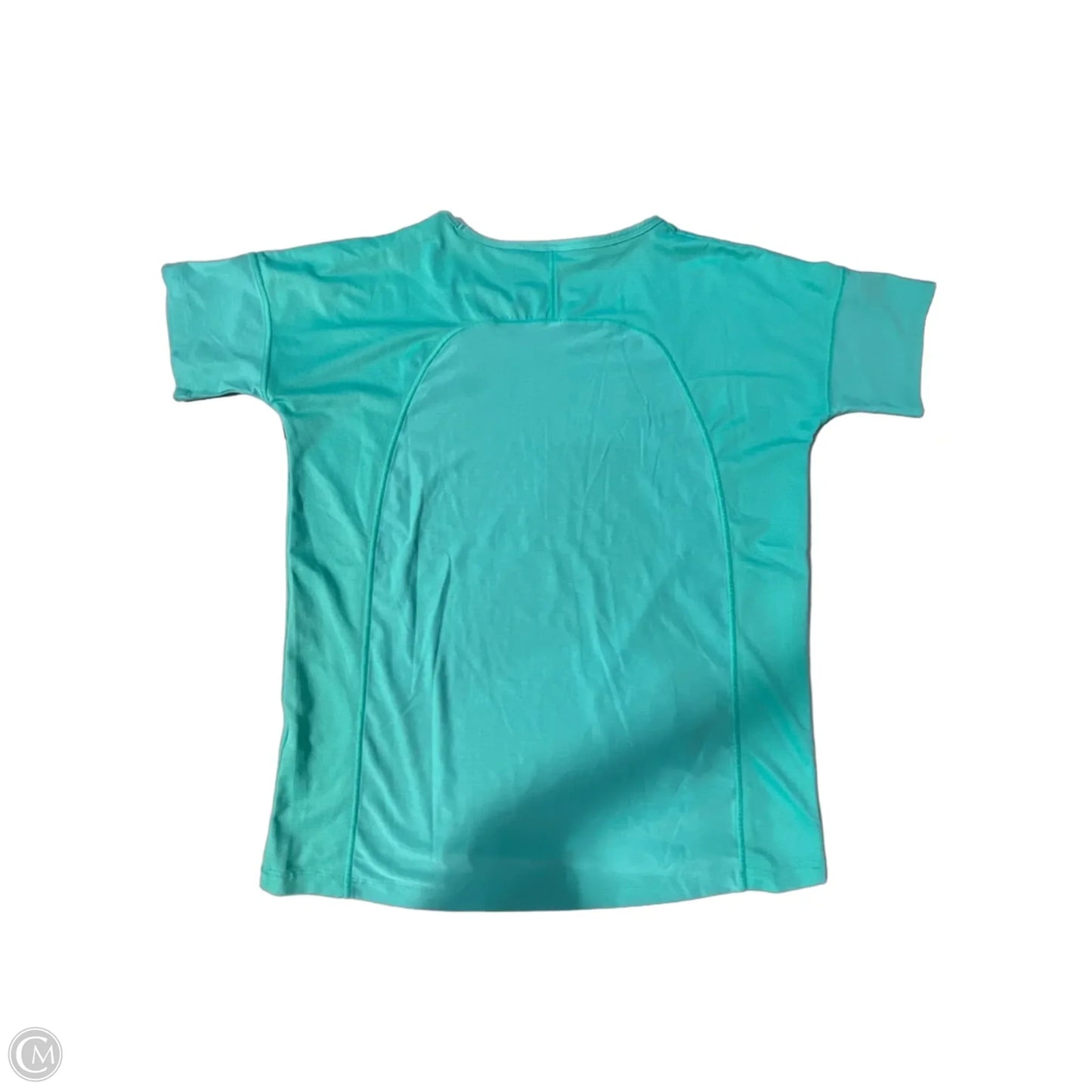 Athletic Top Short Sleeve By Under Armour In Green, Size: L