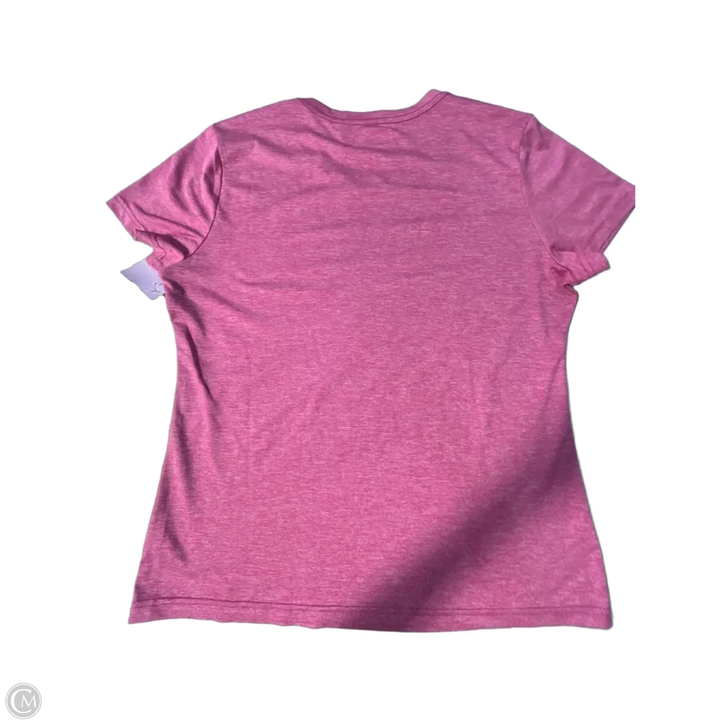 Athletic Top Short Sleeve By Columbia In Pink, Size: L