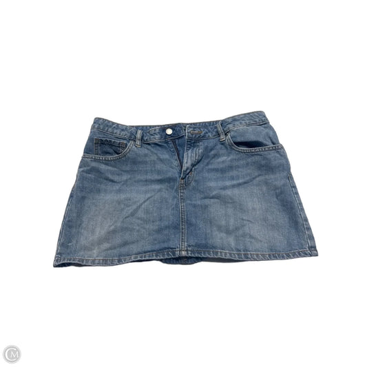 Skirt Mini & Short By Wild Fable In Blue Denim, Size: 12