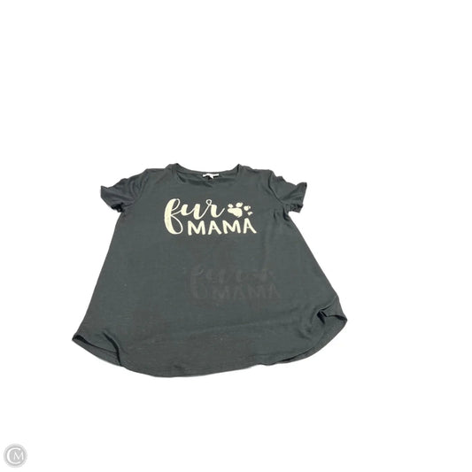 Top Short Sleeve Basic By Maurices In Black, Size: S