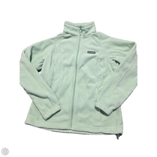 Jacket Fleece By Columbia In Green, Size: L