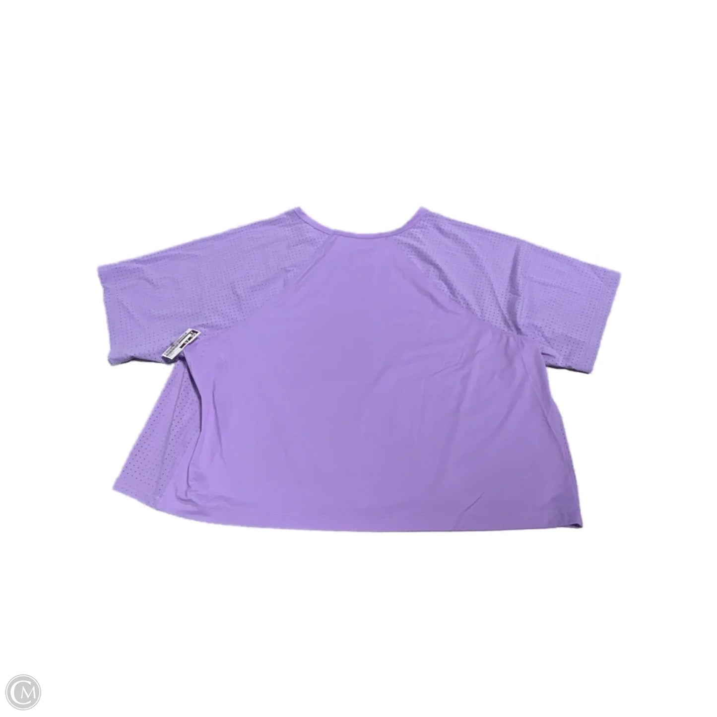 Athletic Top Short Sleeve By All In Motion In Purple, Size: L