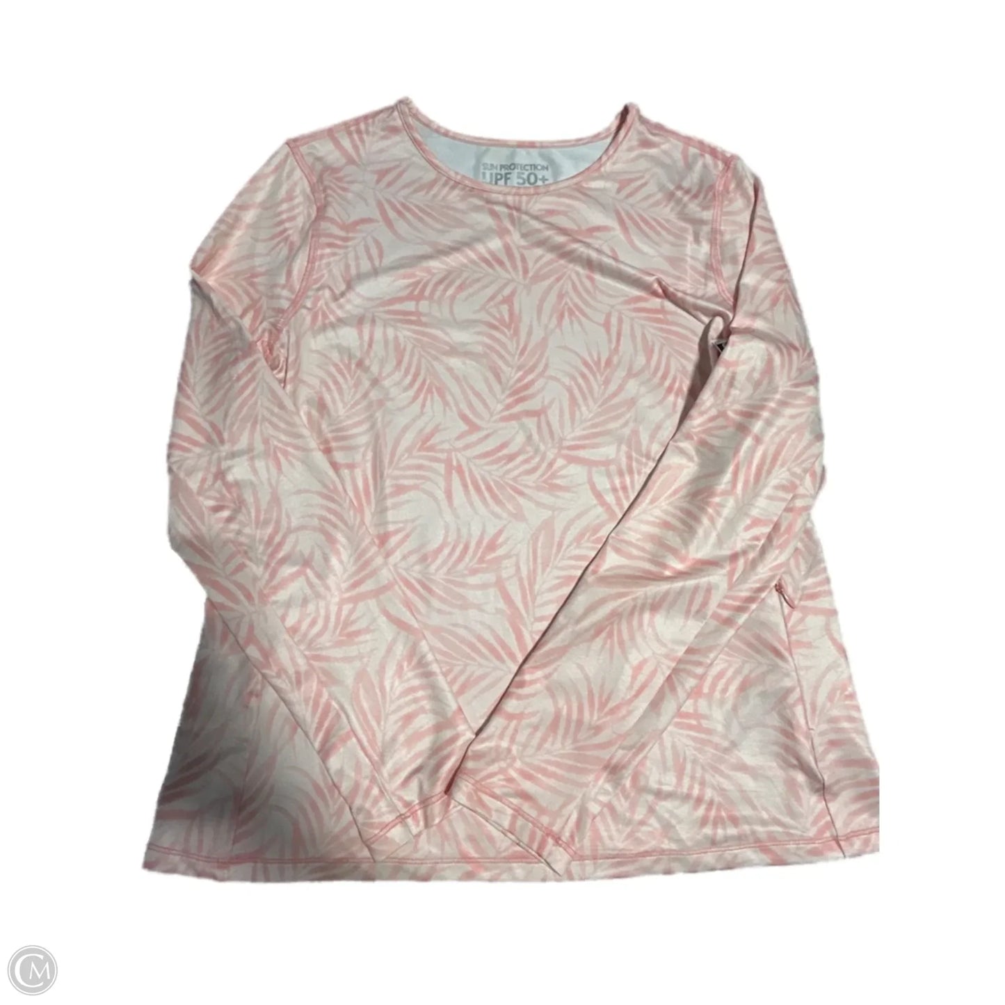 Athletic Top Long Sleeve Crewneck By Clothes Mentor In Orange, Size: M