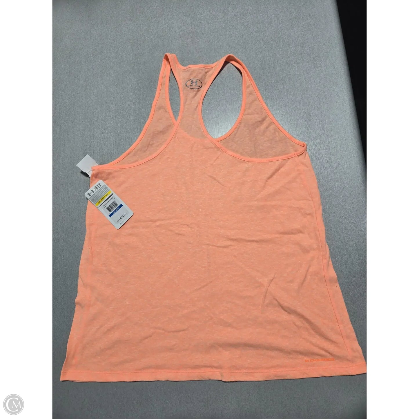 Athletic Tank Top By Under Armour In Orange, Size: Xl