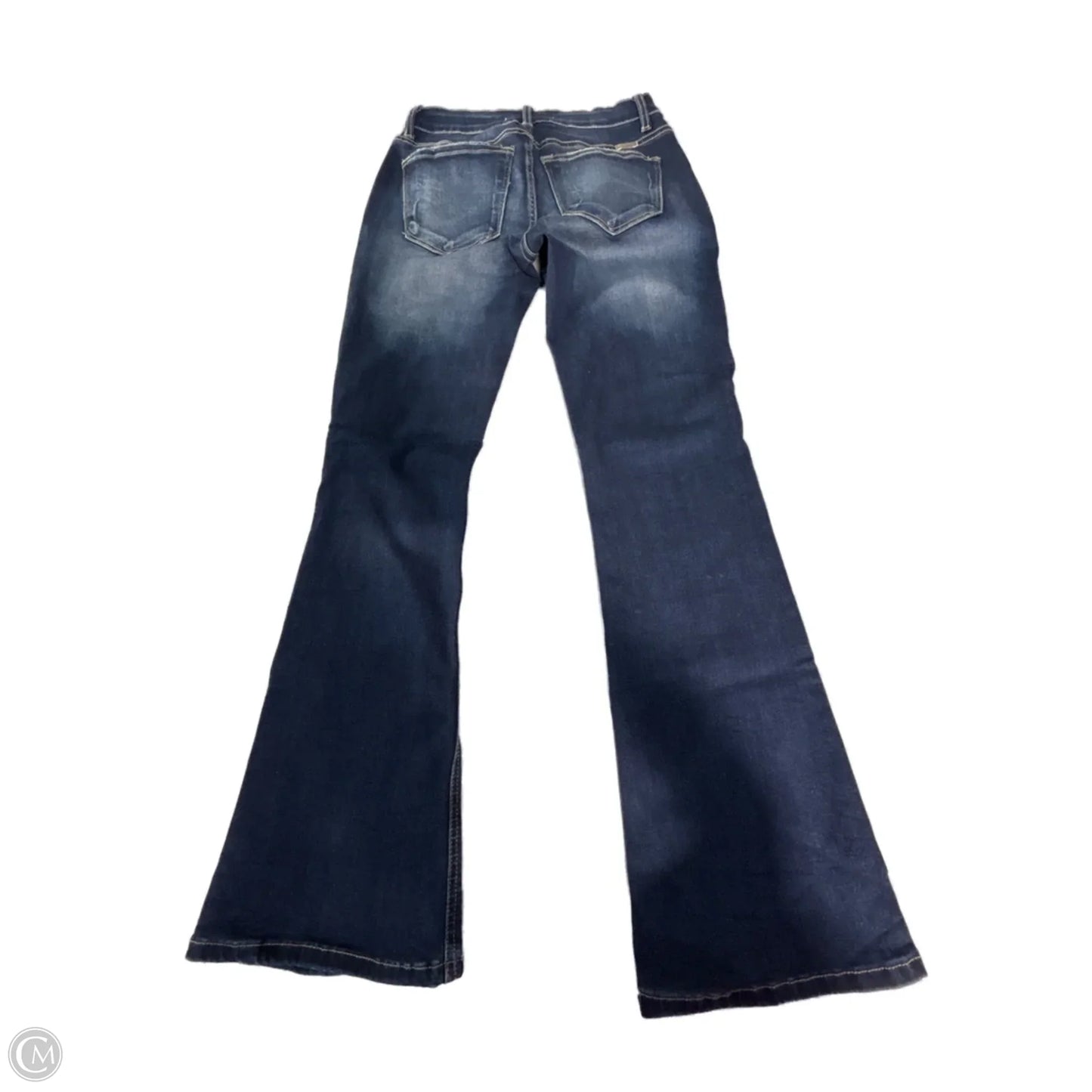 Jeans Boot Cut By Kancan In Blue Denim, Size: 4