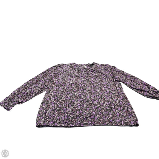 Top Long Sleeve By Lane Bryant In Floral Print, Size: 3x