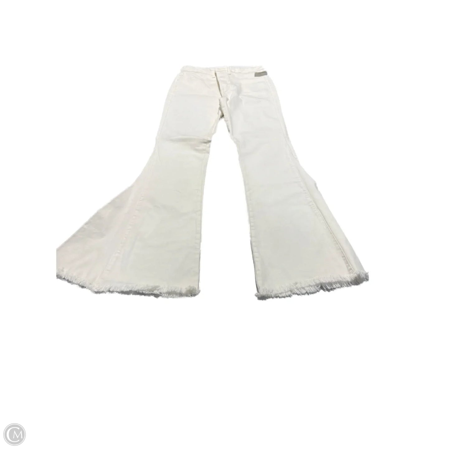 Jeans Flared By Mumu In White, Size: 8