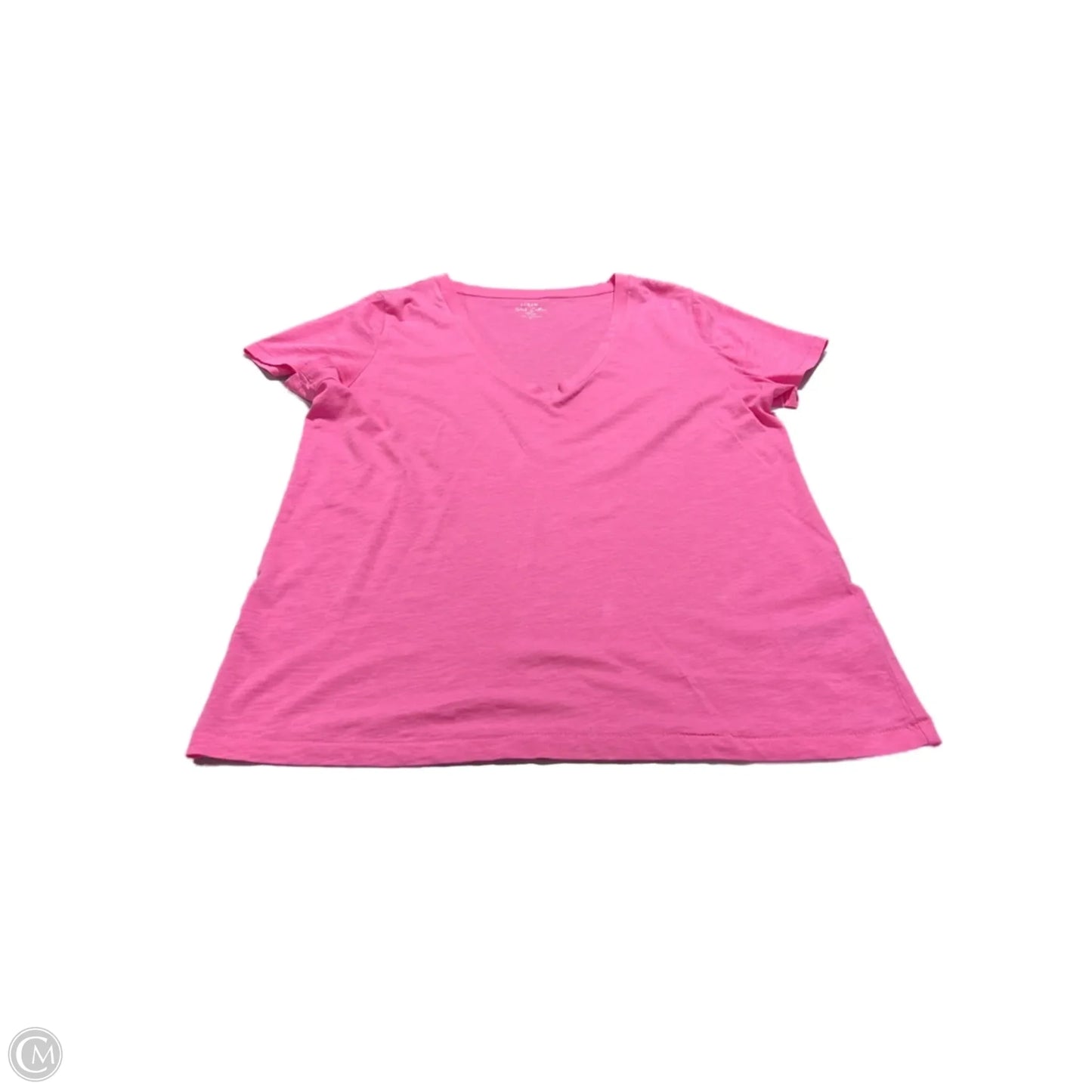Top Short Sleeve By J. Crew In Pink, Size: L