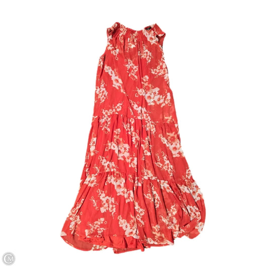 Dress Casual Maxi By Simply Vera In Red & White, Size: Xl