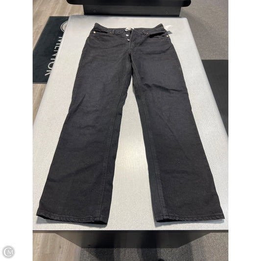Jeans Boot Cut By H&m In Black, Size: 8