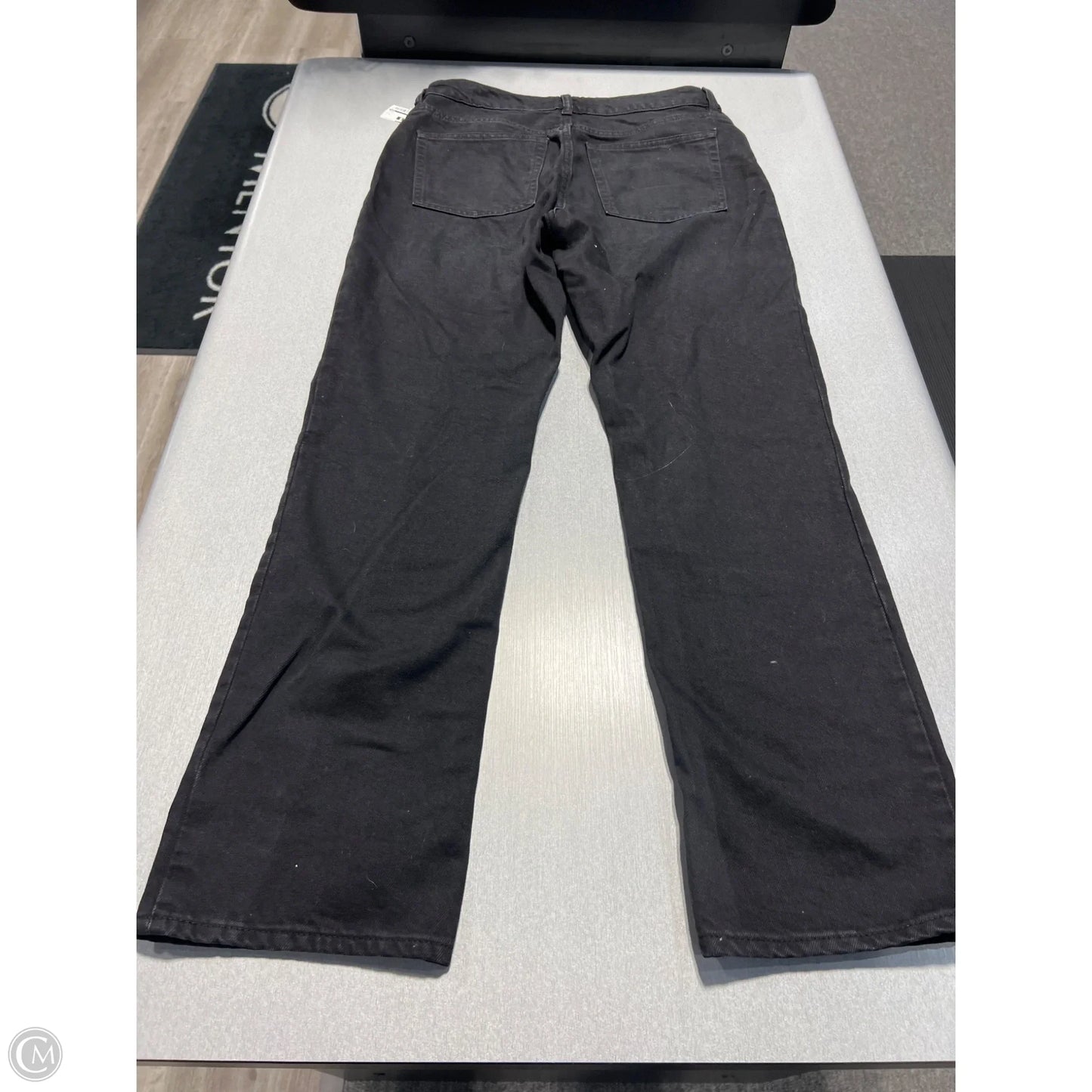 Jeans Boot Cut By H&m In Black, Size: 8