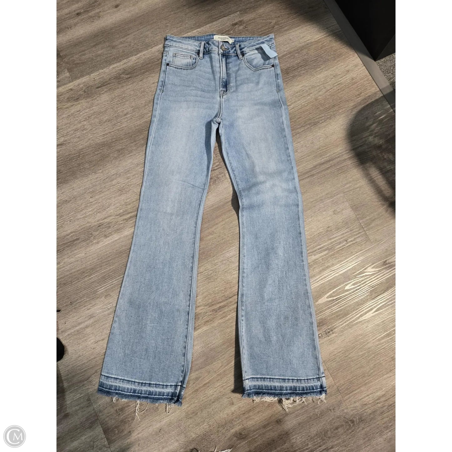 Jeans Flared By Hidden In Blue Denim, Size: 6