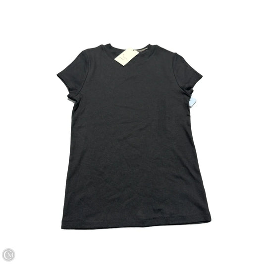 Top Short Sleeve Basic By A New Day In Black, Size: M