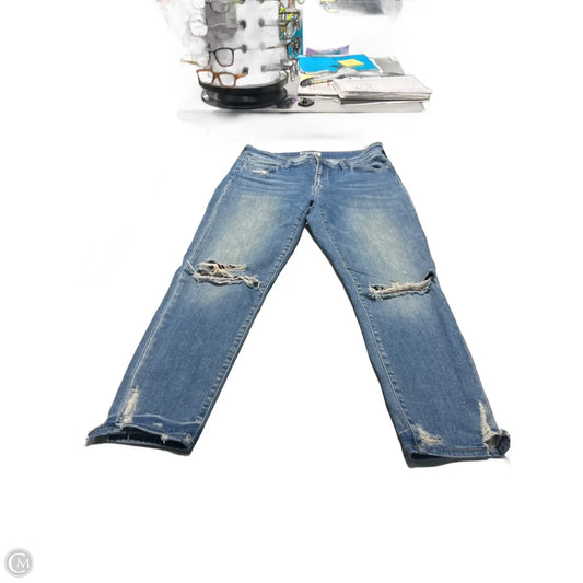 Jeans Skinny By Flying Monkey In Blue Denim, Size: 12
