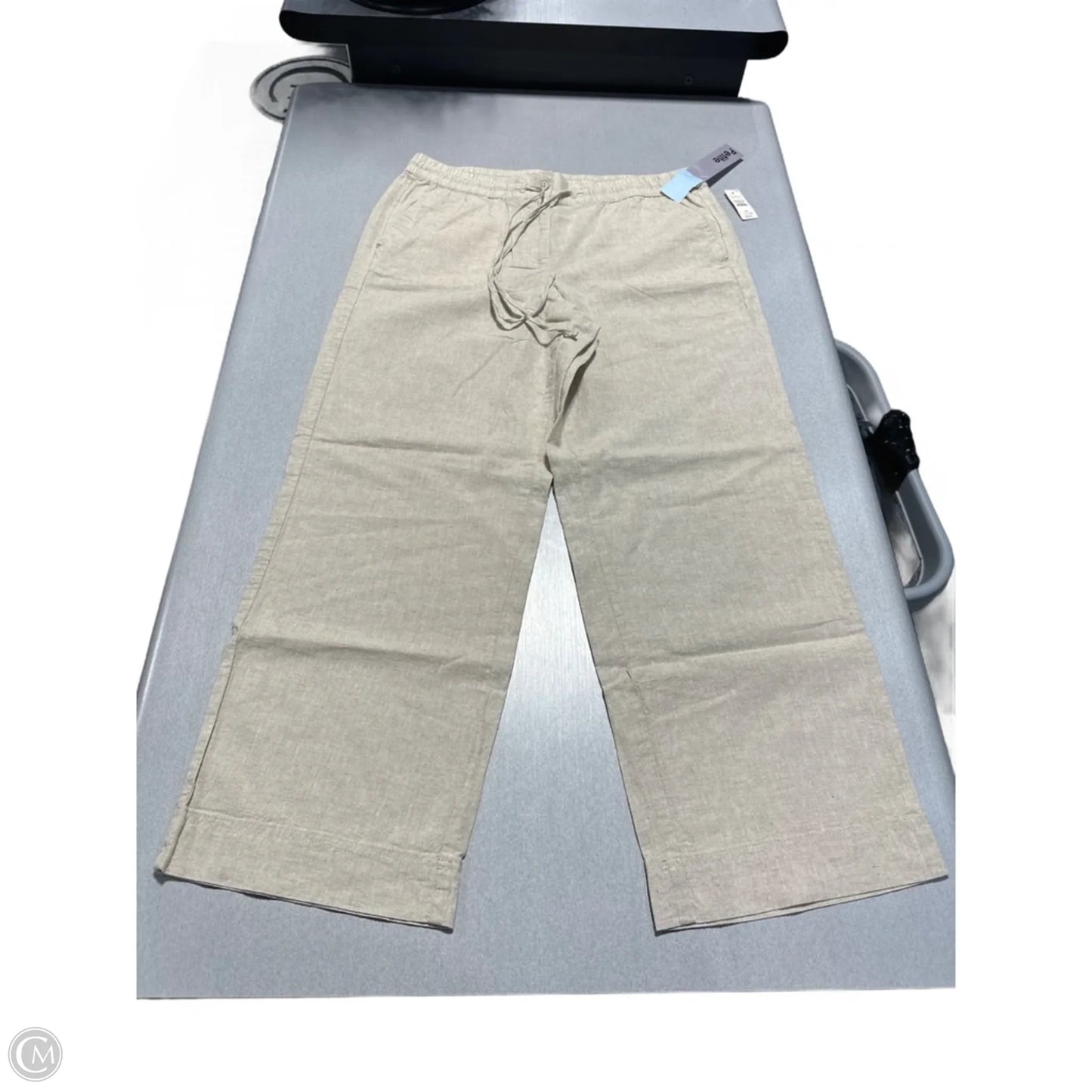 Pants Linen By Talbots In Beige, Size: 12p