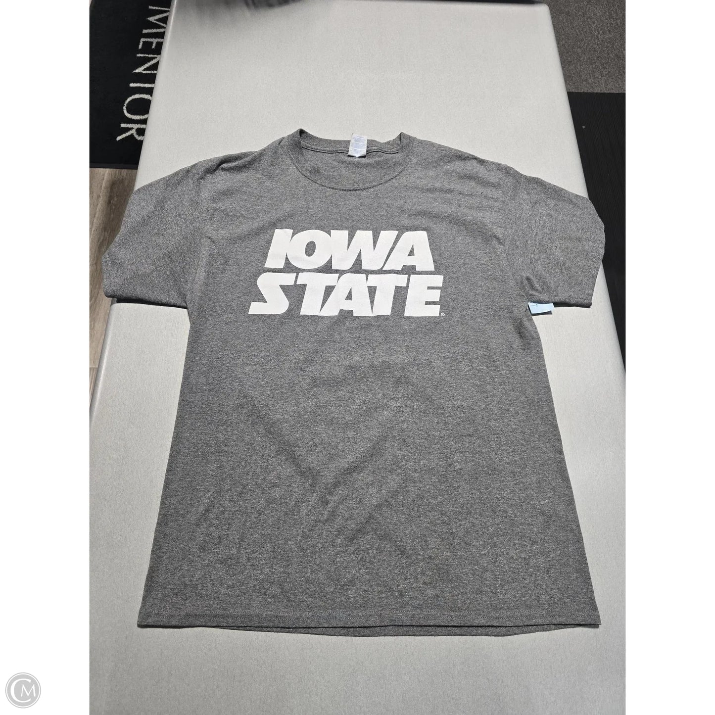 Top Long Sleeve Basic By Cme In Grey, Size: L