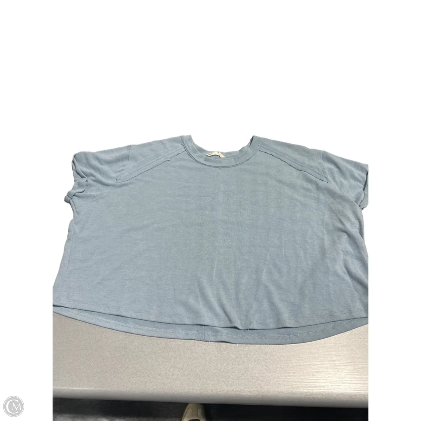 Top Short Sleeve Basic By Aerie In Blue, Size: S