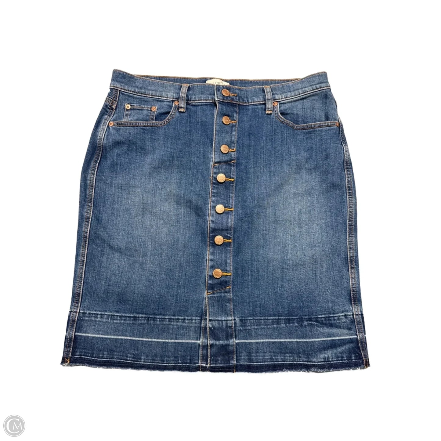 Skirt Mini & Short By Loft In Blue, Size: 10
