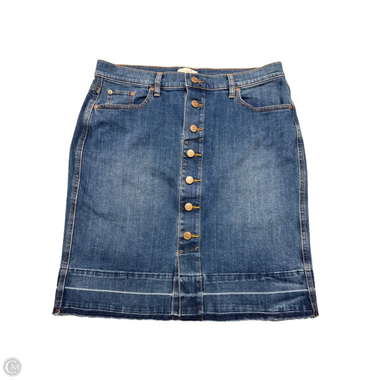 Skirt Mini & Short By Loft In Blue, Size: 10