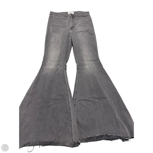 Jeans Flared By Free People In Black, Size: 10