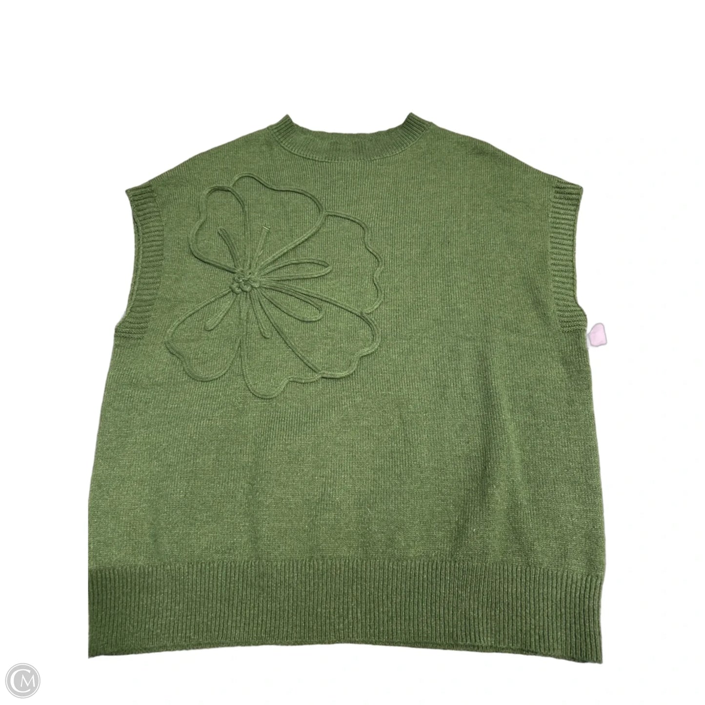 Sweater Short Sleeve By Prettygarden In Green, Size: L