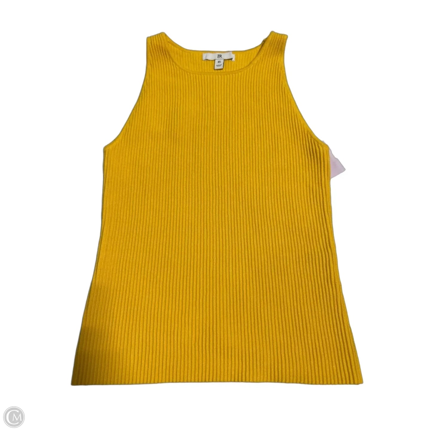 Top Sleeveless By Banana Republic In Yellow, Size: Xs