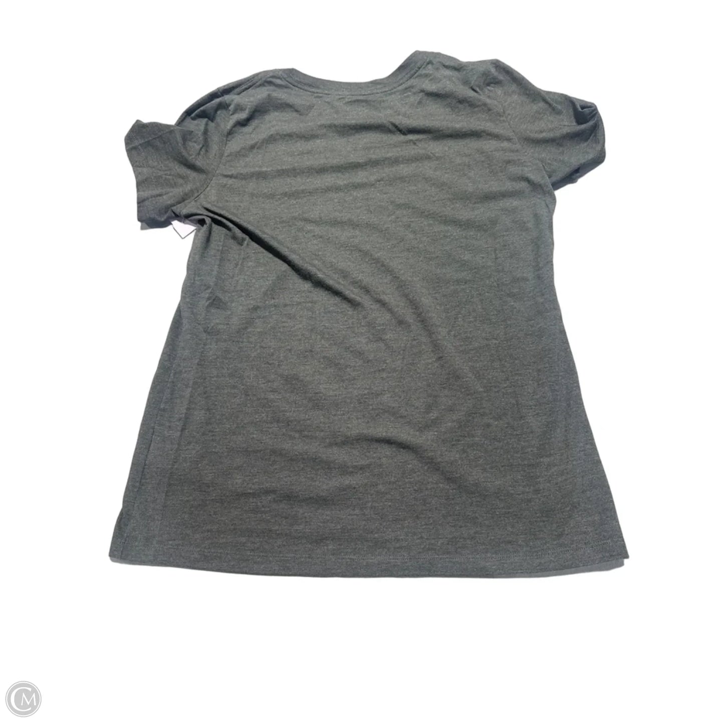 Top Short Sleeve By Nike In Grey, Size: M