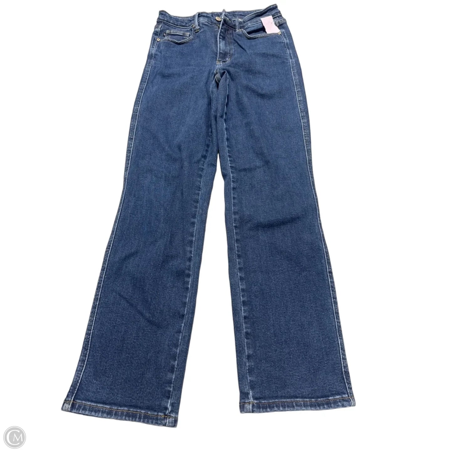 Jeans Straight By Judy Blue In Blue, Size: 4