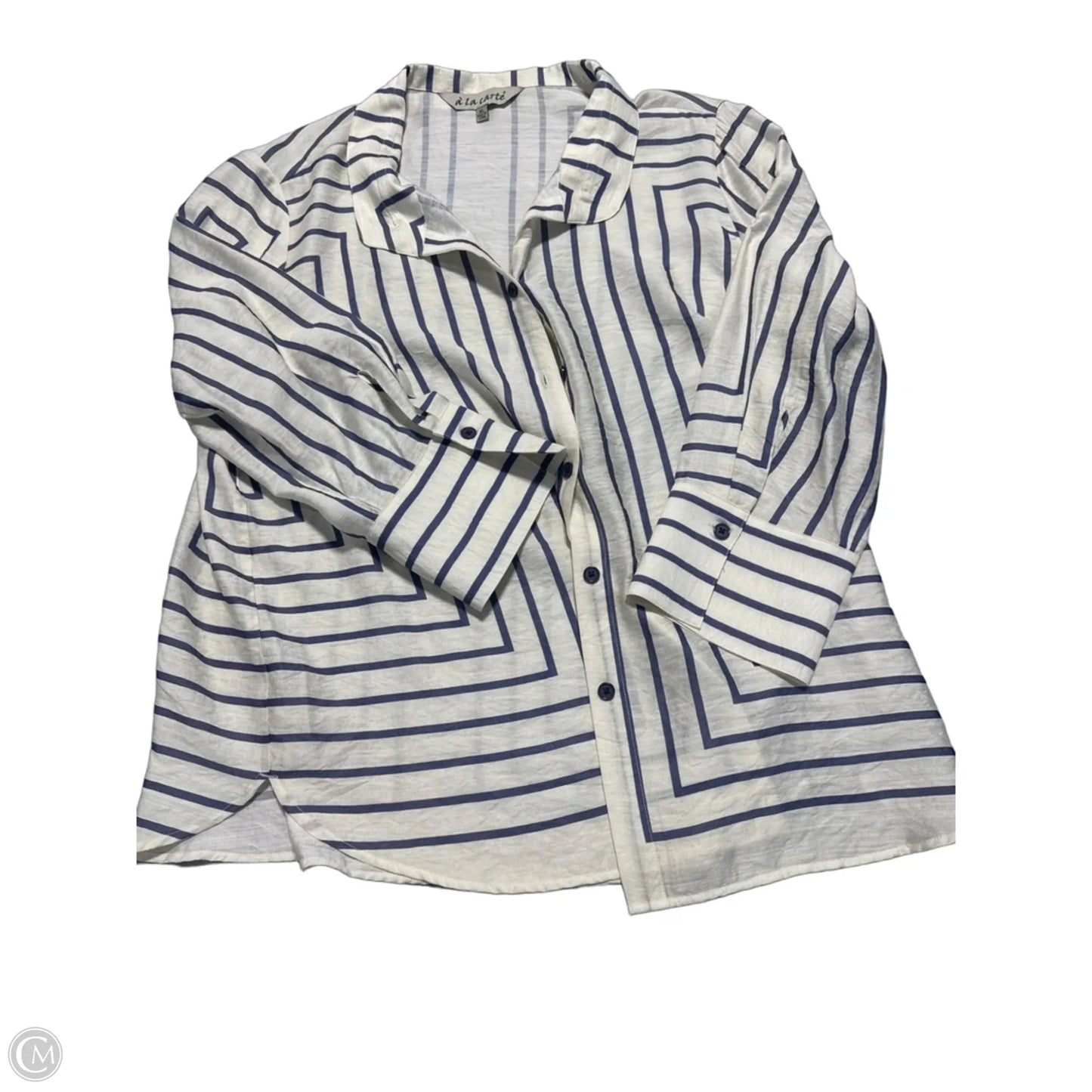 Top Long Sleeve By Cmc In Cream, Size: Xl