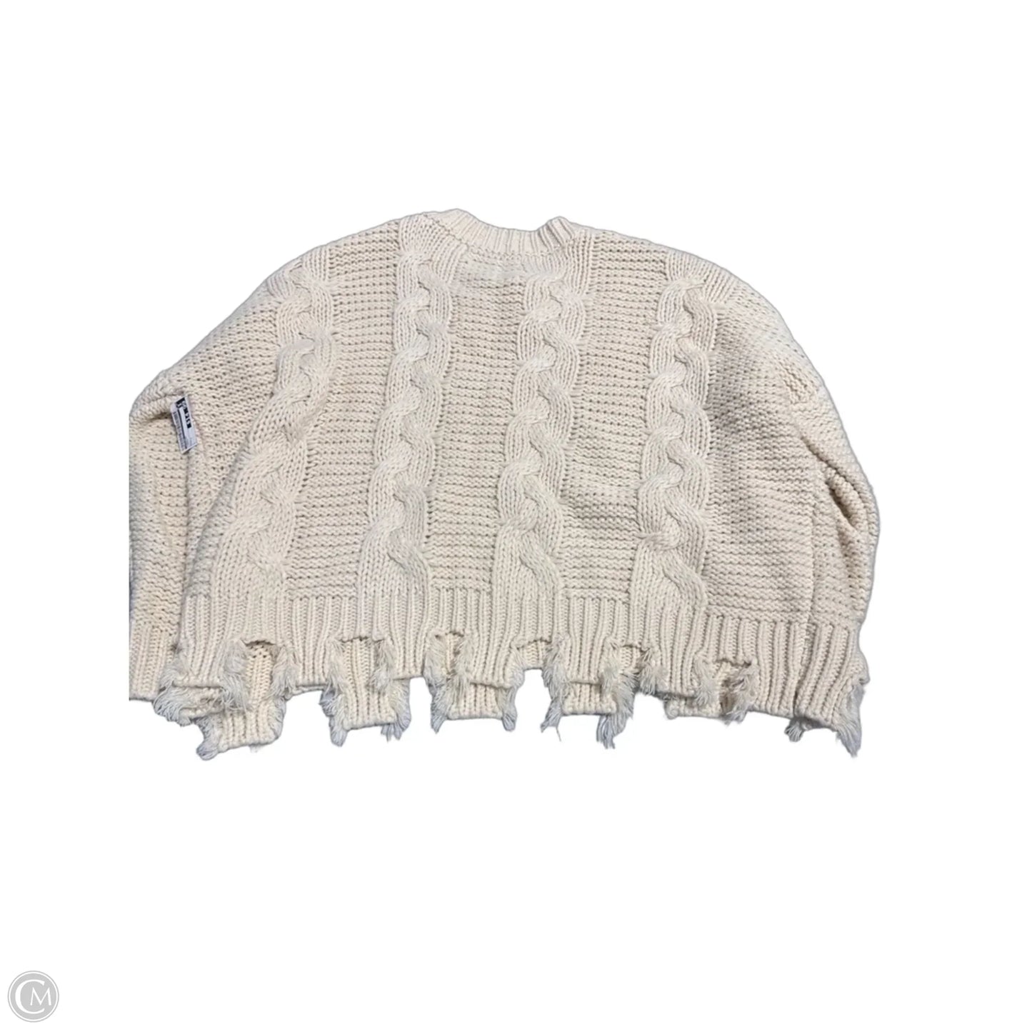 Sweater By Hyfve In Cream, Size: L