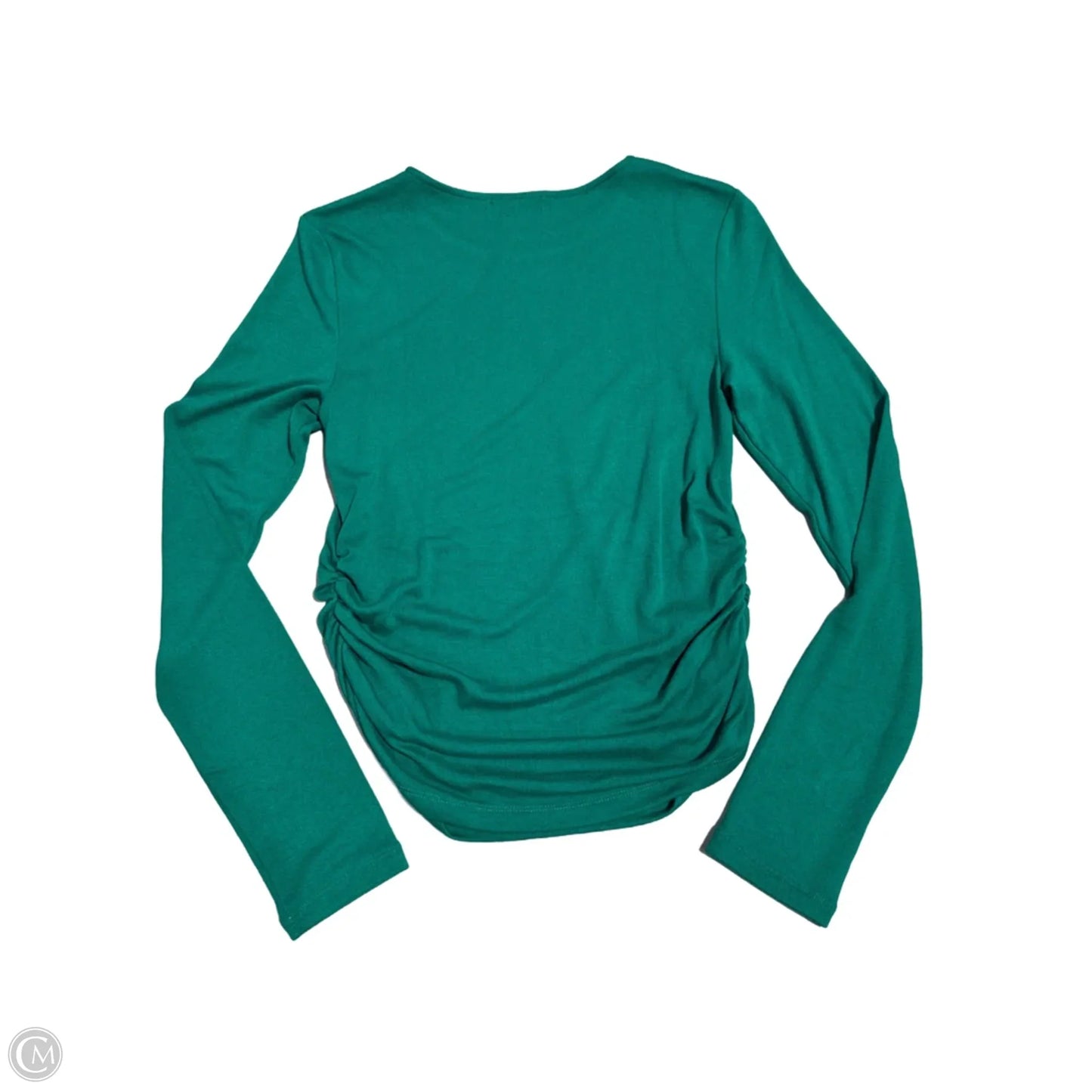 Top Long Sleeve By Banana Republic In Green, Size: M