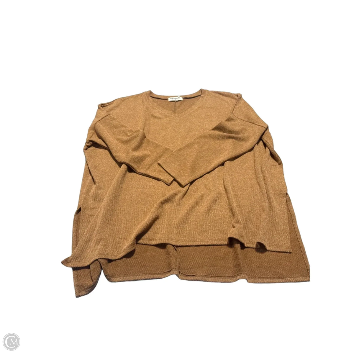 Sweater By Impressions In Gold, Size: 3x