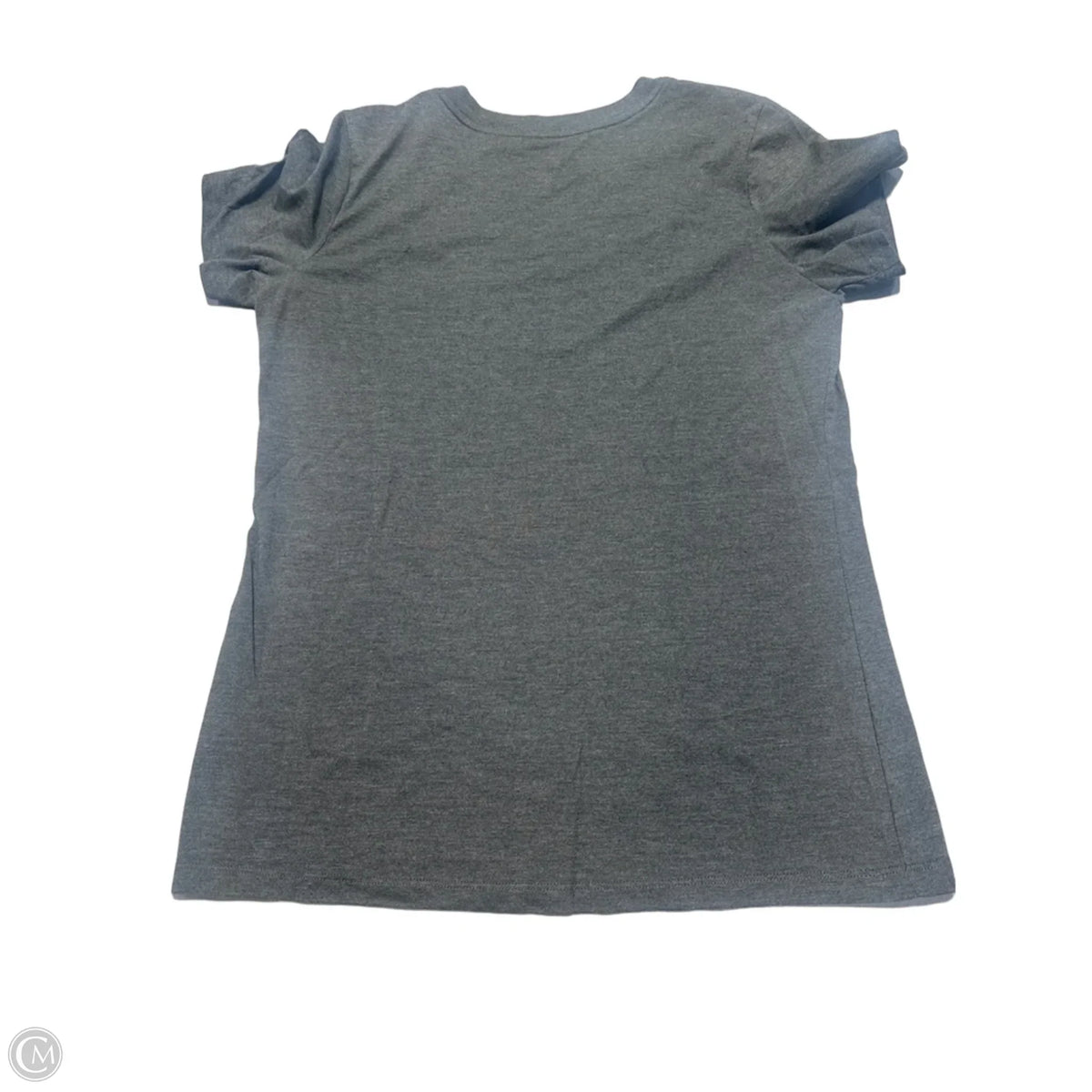 Top Short Sleeve By Nike In Grey, Size: M