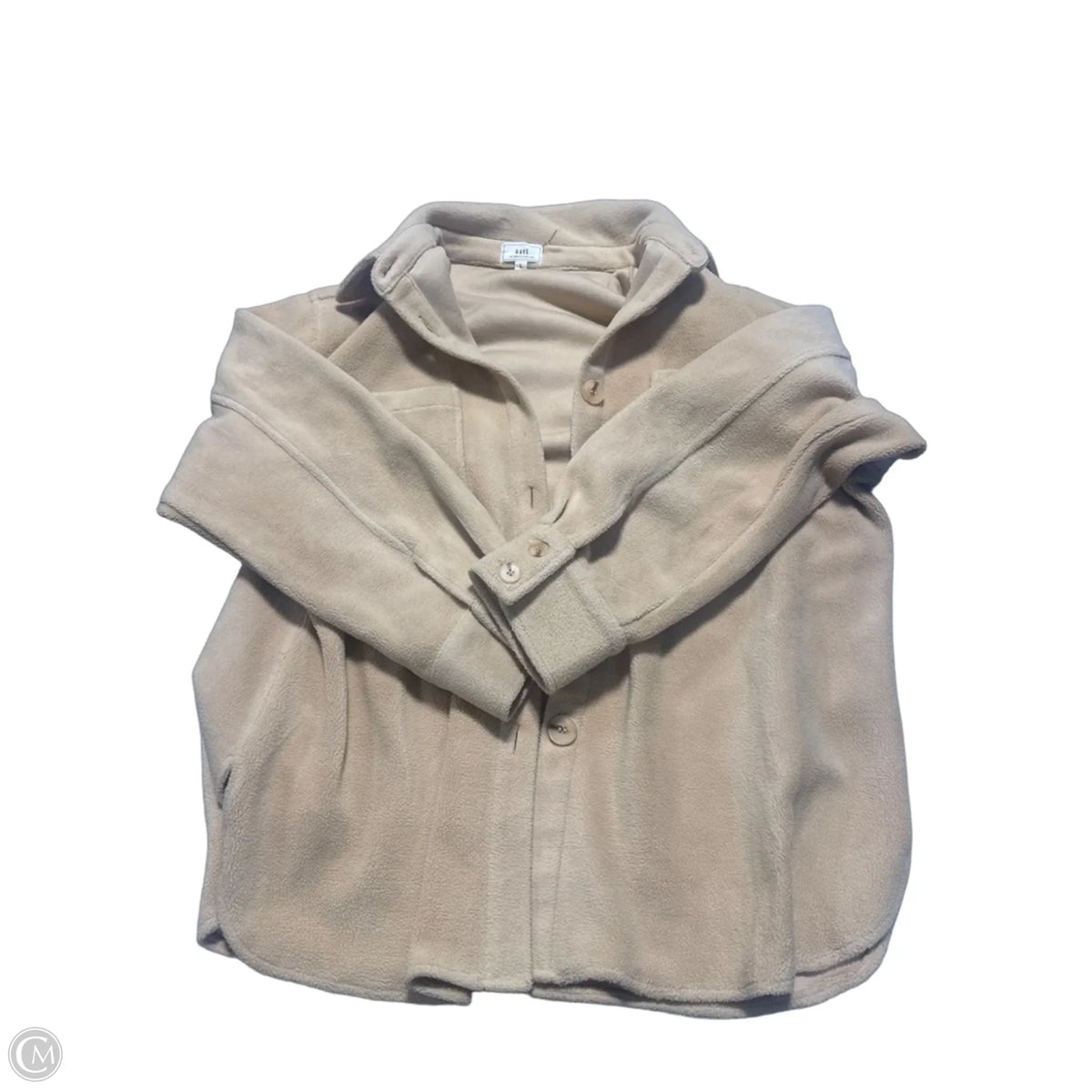 Top Long Sleeve By Have In Tan, Size: L