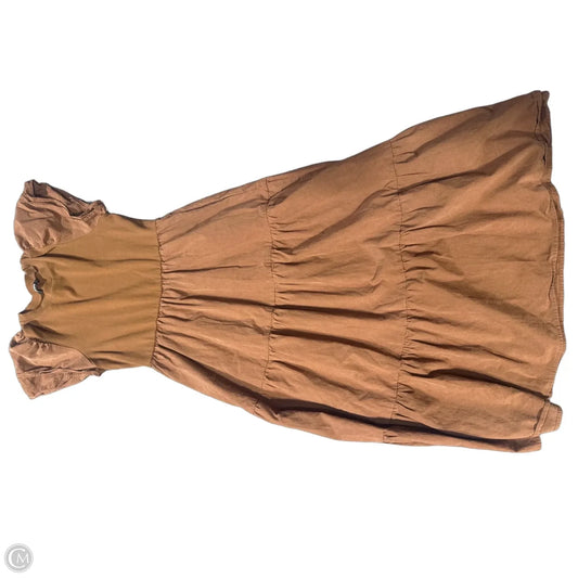 Dress Casual Midi By Btfbm In Brown, Size: M