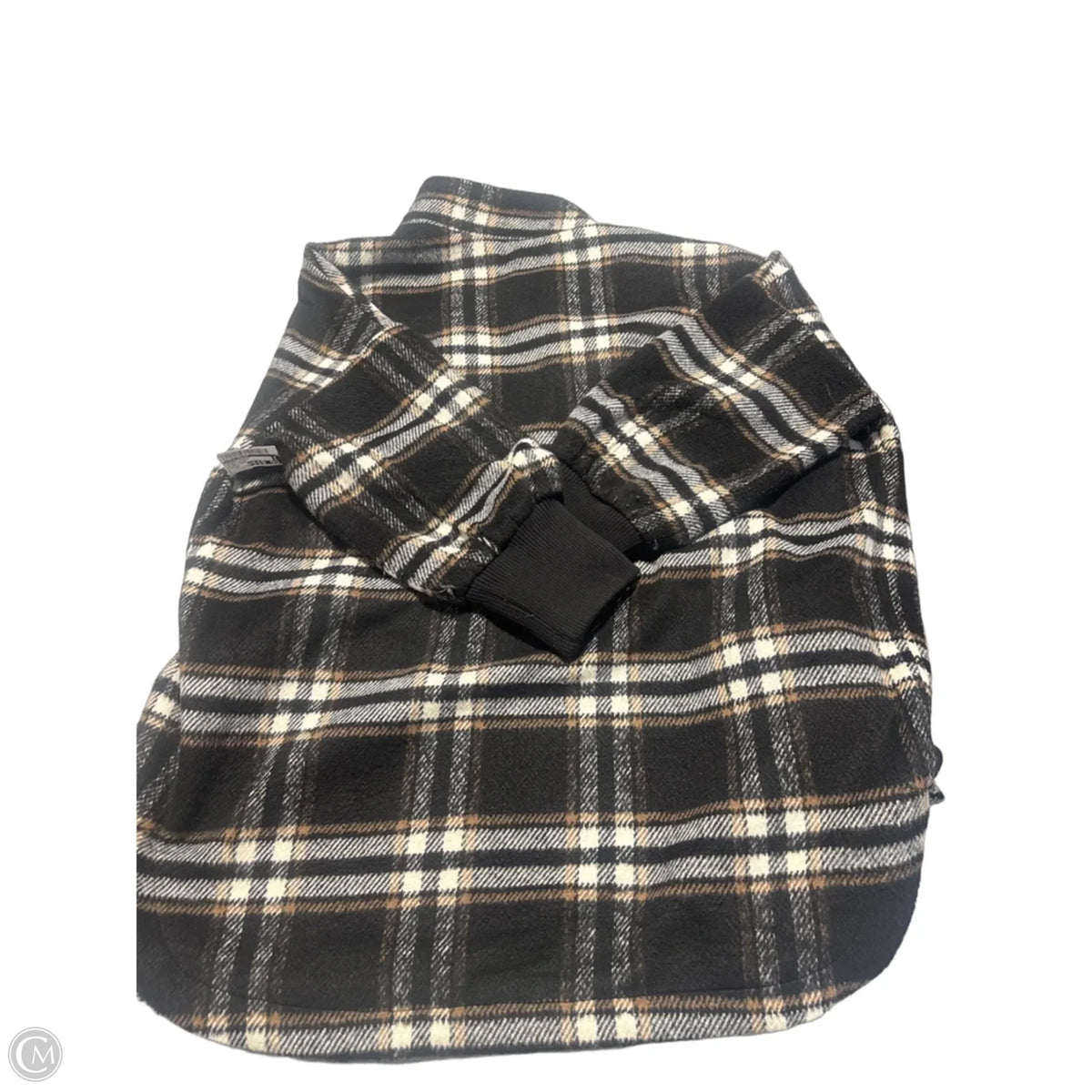 Jacket Fleece By Steve Madden In Plaid Pattern, Size: 1x