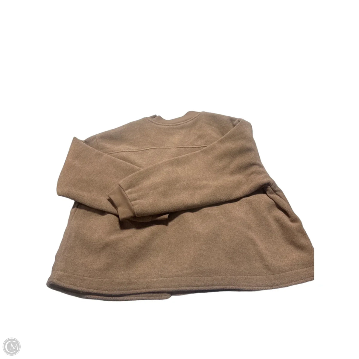 Jacket Fleece By Thread And Supply In Tan, Size: 2x
