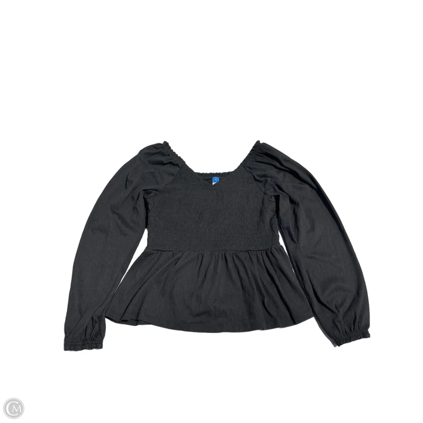 Top Long Sleeve By Old Navy In Black, Size: M