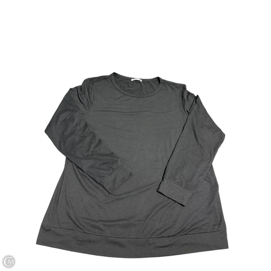 Top Long Sleeve By Ekouaer In Black, Size: Xl
