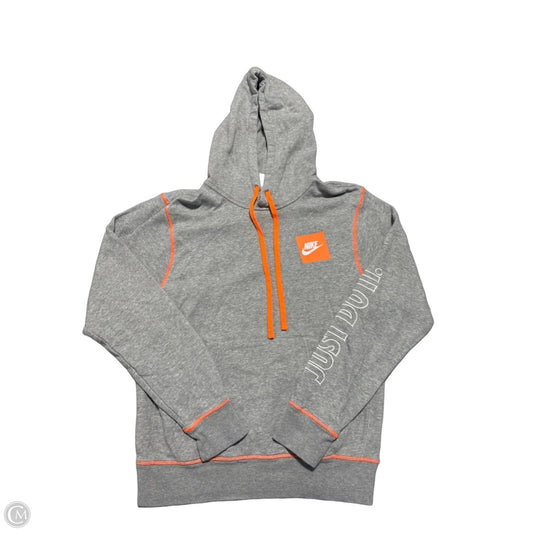 Sweatshirt Hoodie By Nike In Grey, Size: Xs