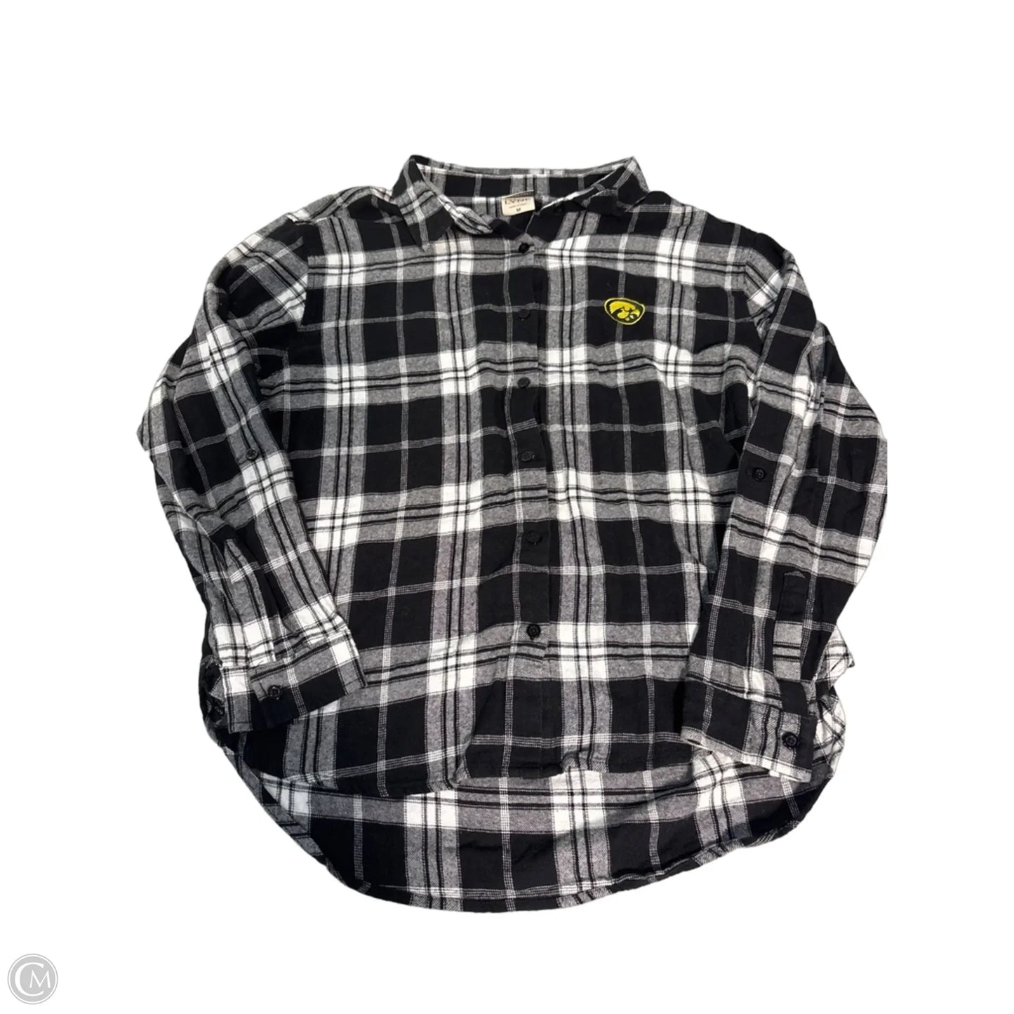 Top Long Sleeve By Cmc In Black, Size: M