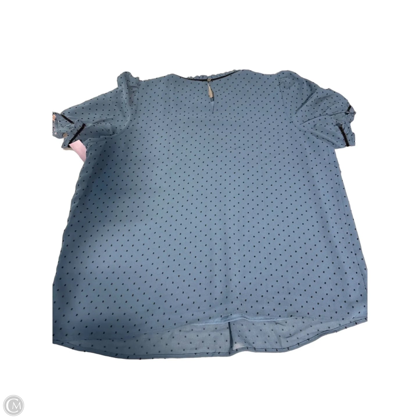 Top Short Sleeve By Loft In Blue, Size: Xl