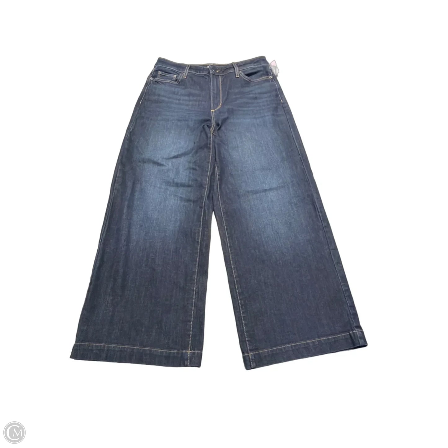 Jeans Wide Leg By Sonoma In Blue Denim, Size: 14