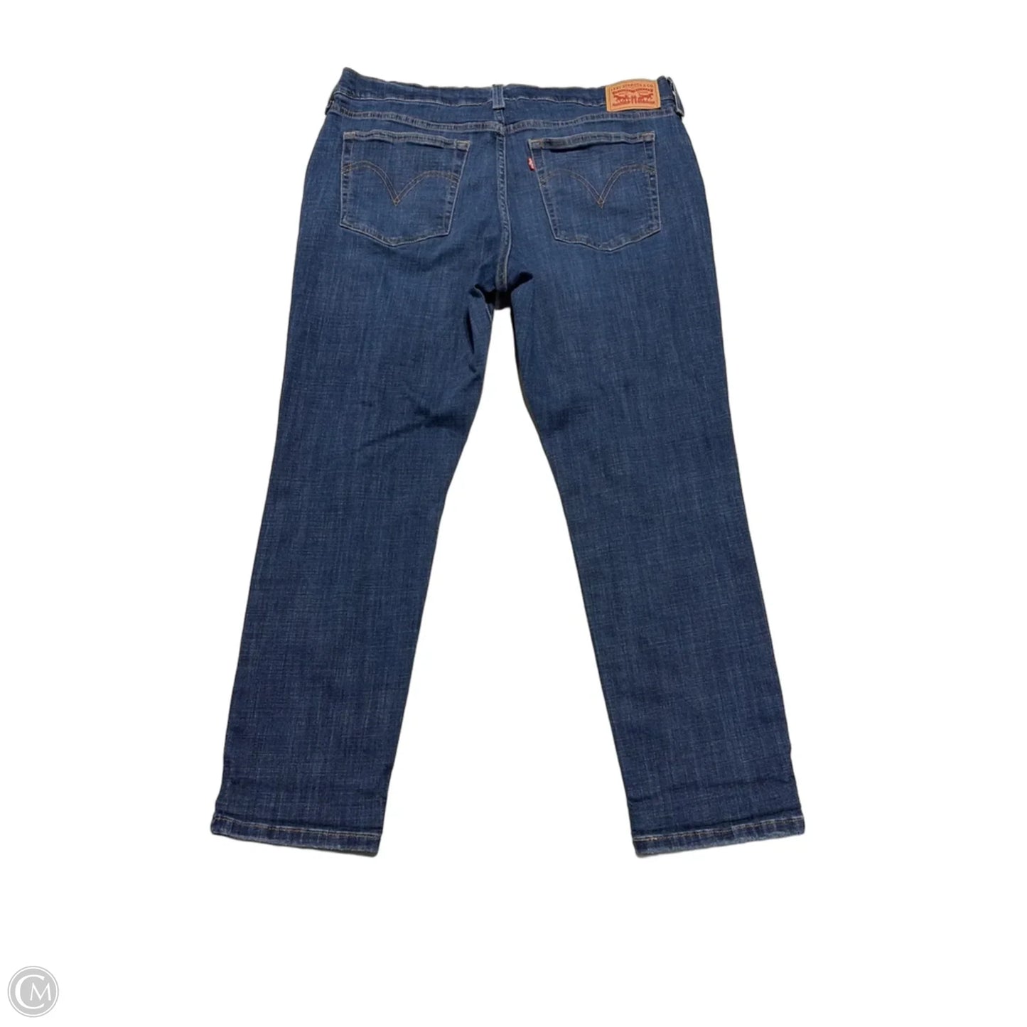 Jeans Boyfriend By Levies In Blue Denim, Size: 14