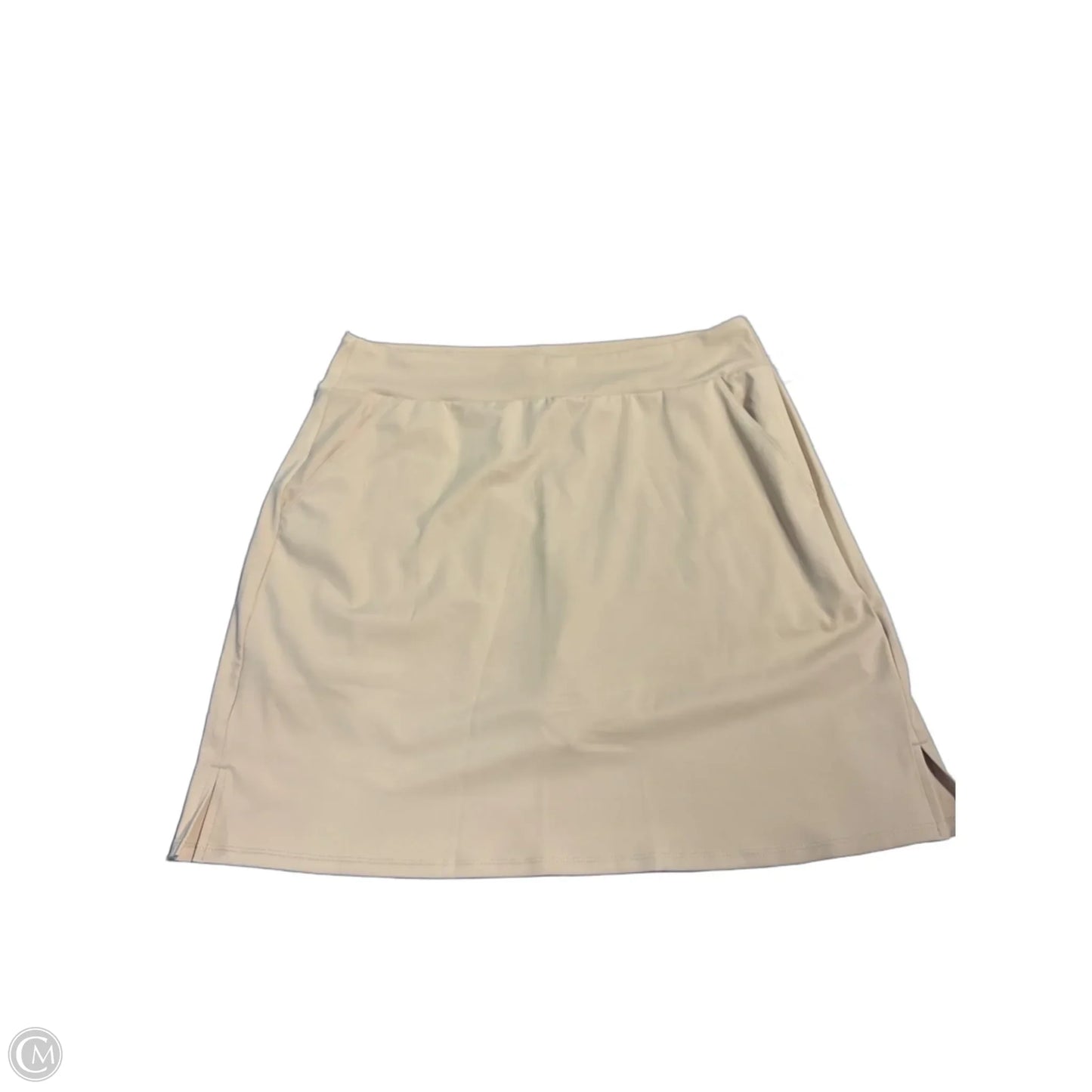 Athletic Skort By Cmc In Yellow, Size: L