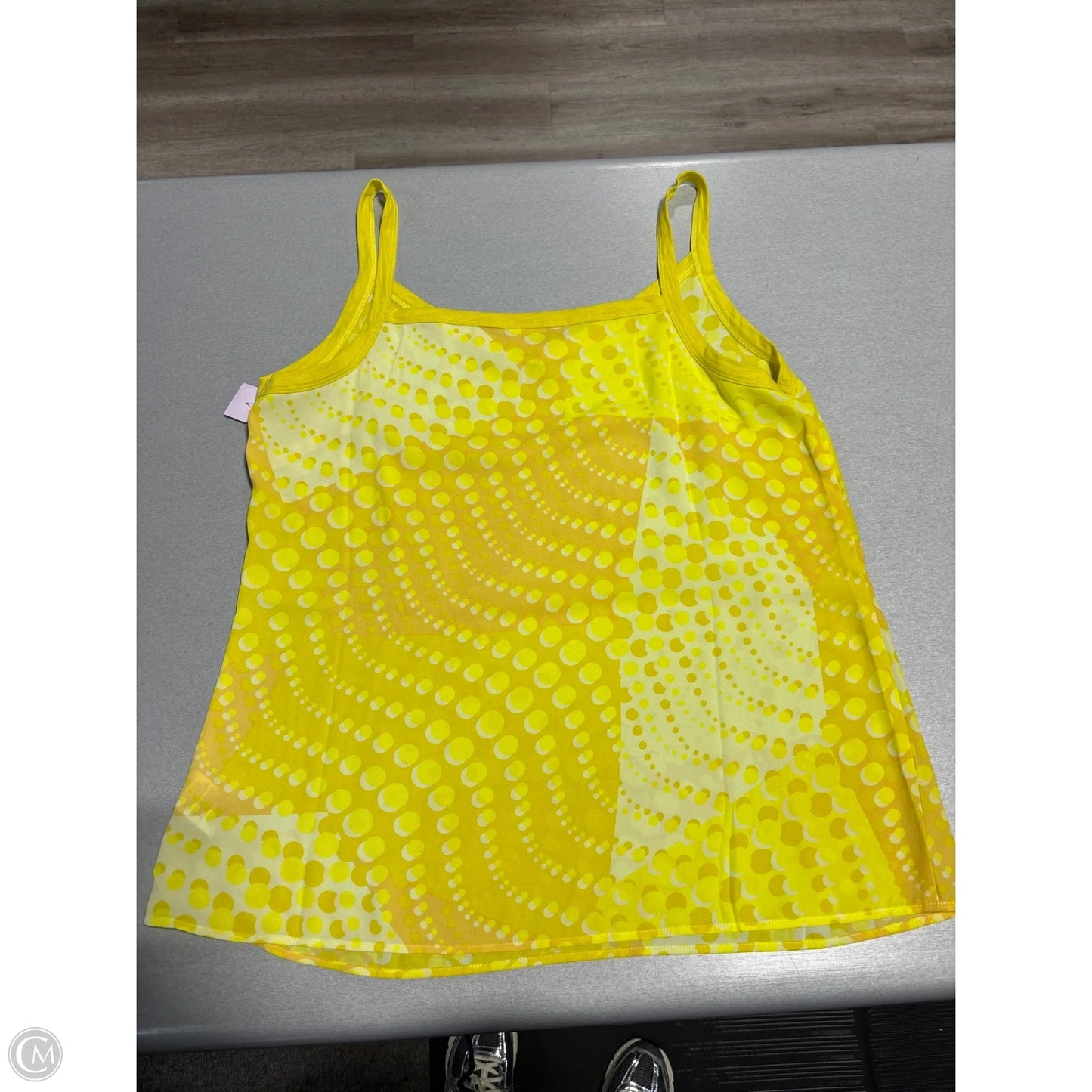 Tank Top By Cabi In Yellow, Size: M