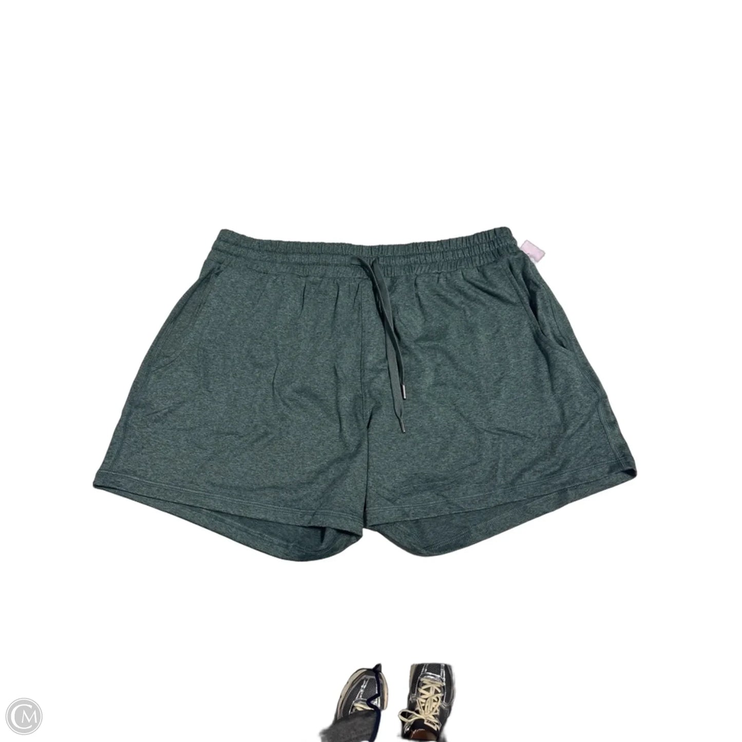 Athletic Shorts By Quince In Green, Size: L